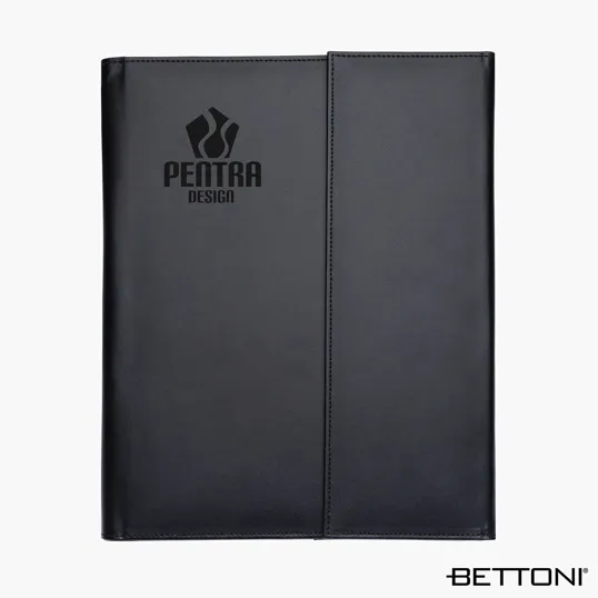 Bettoni® Atrani Bonded Leather Letter Size Padfolio — view 2