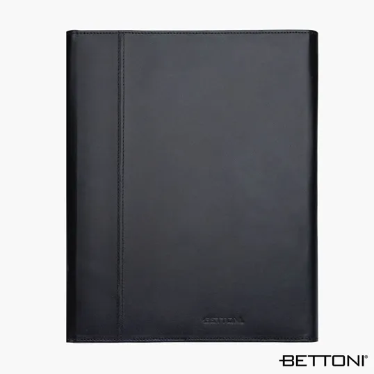 Bettoni® Atrani Bonded Leather Letter Size Padfolio — view 4