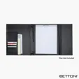 Bettoni® Atrani Bonded Leather Letter Size Padfolio — view 5