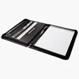 Thompson Leather Letter Size Padfolio with Zippered Closure