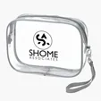 Cyrus Transparent Zippered Pouch with Handle