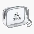 Cyrus Transparent Zippered Pouch with Handle — view 3
