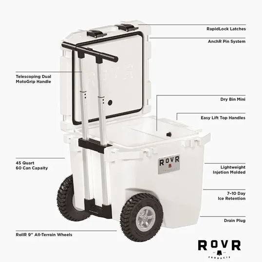RovR® RollR® 45qt Wheeled Hard Cooler — view 10