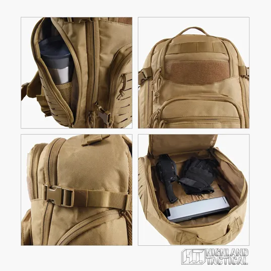Highland Tactical® Roger Laptop Backpack — view 37