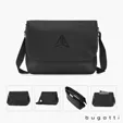 Bugatti Gin & Twill Vegan Leather Messenger Bag