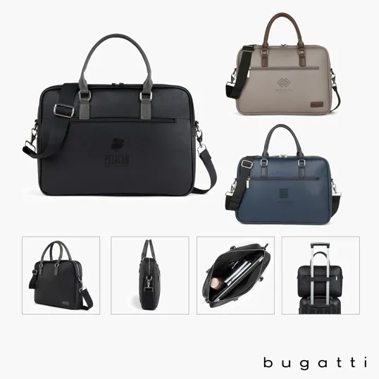 Bugatti Contrast Collection Briefcase