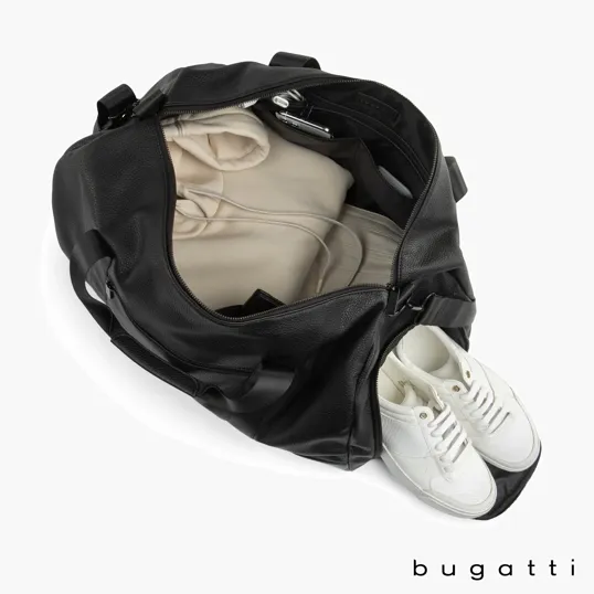 Bugatti Central Duffel Bag, Textured Vegan Leather — view 5