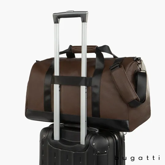 Bugatti Central Duffel Bag, Textured Vegan Leather — view 18