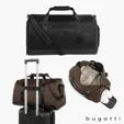 Bugatti Central Duffel Bag, Textured Vegan Leather