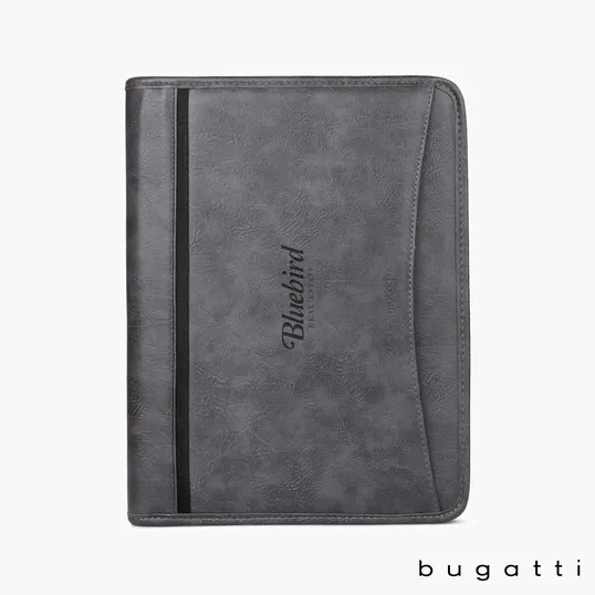 Bugatti Valentino Letter Size Padfolio with Zippered Closure — view 2