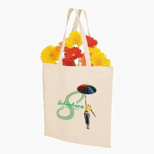 Sovrano Totes Natural Cotton Canvas Tote — view 4
