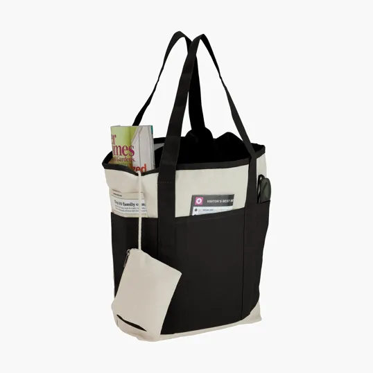 Sovrano Totes Myrtle Natural Canvas Tote — view 3