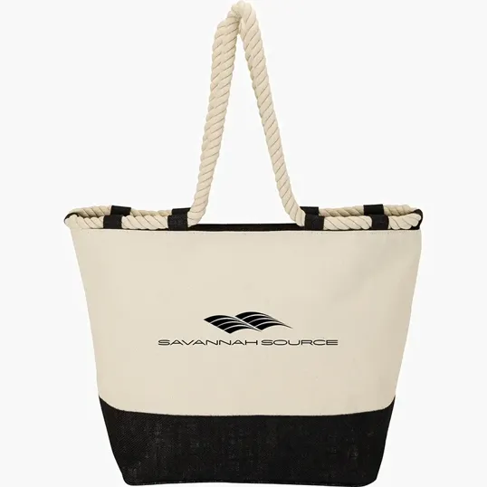 Sovrano Totes Barcelona Canvas & Jute Tote