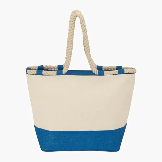 Sovrano Totes Barcelona Canvas & Jute Tote — view 4