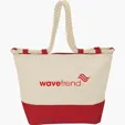 Sovrano Totes Barcelona Canvas & Jute Tote — view 7