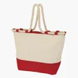 Sovrano Totes Barcelona Canvas & Jute Tote — view 9