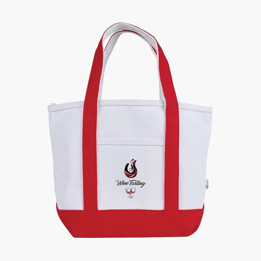Roan Mini Recycled Canvas Tote, 24 oz. — view 10