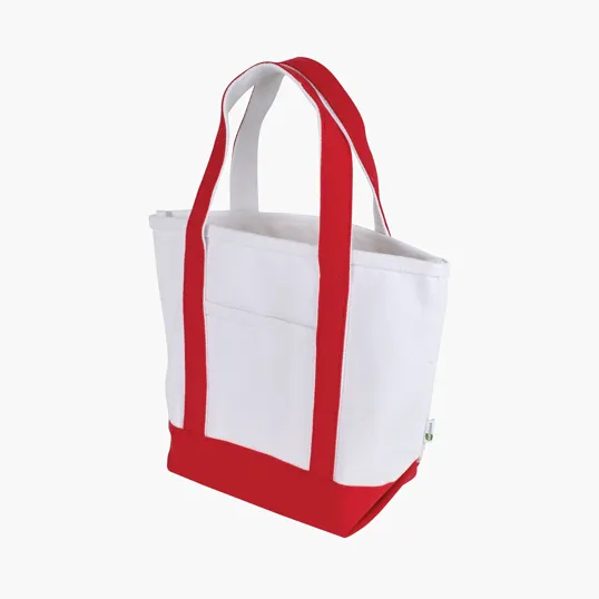 Roan Mini Recycled Canvas Tote, 24 oz. — view 13