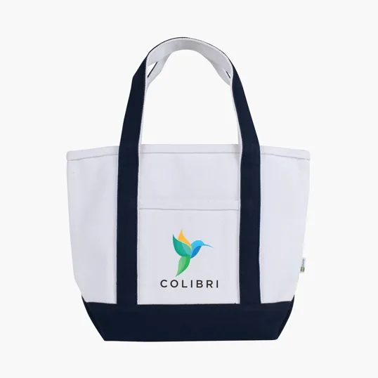 Roan Mini Recycled Canvas Tote, 24 oz. — view 14