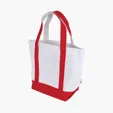 Roan Mini Recycled Canvas Tote, 24 oz. — view 13