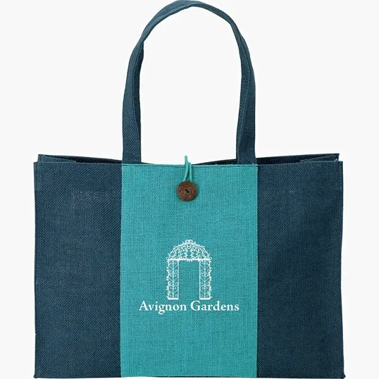 Sovrano Totes Charlotte Natural Jute Tote — view 5