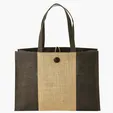 Sovrano Totes Charlotte Natural Jute Tote — view 4