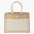 Sovrano Totes Camden Natural Jute Tote — view 3