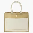 Sovrano Totes Camden Natural Jute Tote — view 4