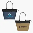 Valumark Abigail Two-Tone 600D Polyester Tote Bag