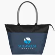 Valumark Abigail Two-Tone 600D Polyester Tote Bag — view 2