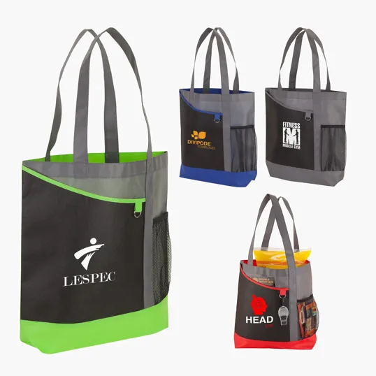 Valley Ranch Tri-Tone Non-Woven Tote Bag — view 2