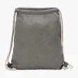 Huron Recycled Cotton Drawstring Tote — view 8