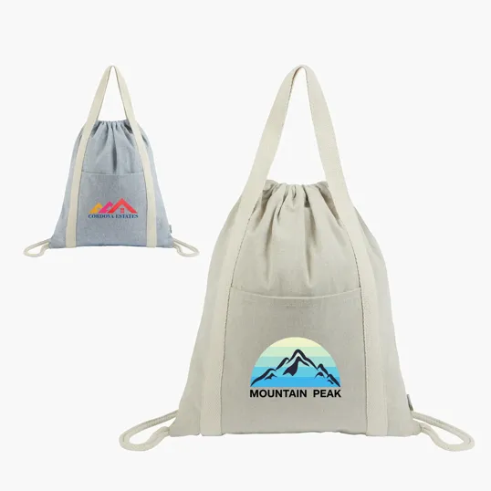 Sovrano Renew II Recycled Cotton Drawstring Bag