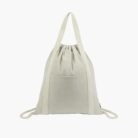 Sovrano Renew II Recycled Cotton Drawstring Bag — view 3
