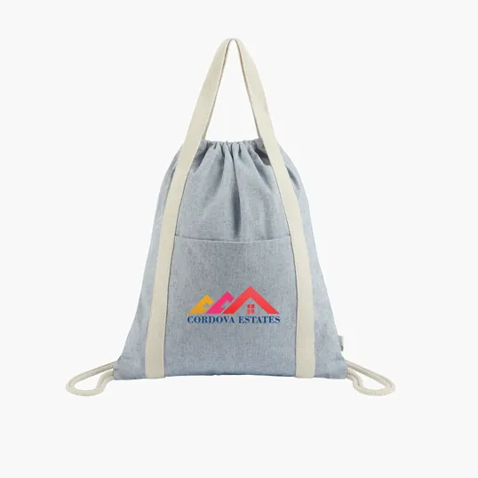 Sovrano Renew II Recycled Cotton Drawstring Bag — view 6