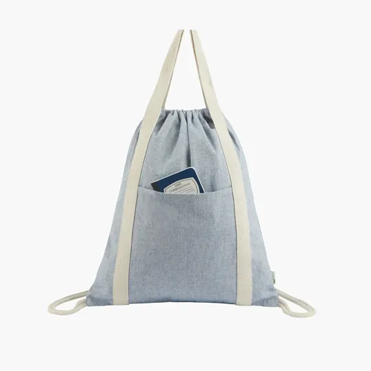 Sovrano Renew II Recycled Cotton Drawstring Bag — view 8