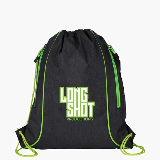 Sovrano Seville Drawstring Bag with Color Accents — view 2