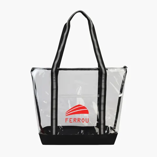 Capitola Clear TPU Zippered Tote — view 2