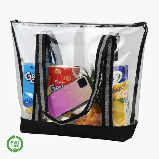 Capitola Clear TPU Zippered Tote — view 3