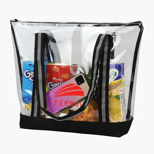 Capitola Clear TPU Zippered Tote — view 5