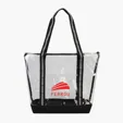 Capitola Clear TPU Zippered Tote — view 2