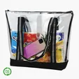 Capitola Clear TPU Zippered Tote — view 3