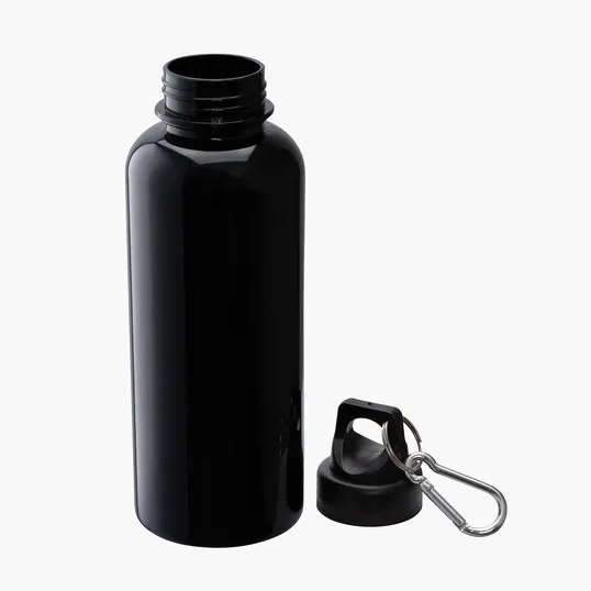 Brio 20 oz. PS Water Bottle with Aluminum Carabiner — view 4
