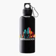 Brio 20 oz. PS Water Bottle with Aluminum Carabiner — view 2