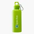 Brio 20 oz. PS Water Bottle with Aluminum Carabiner — view 8