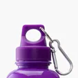 Brio 20 oz. PS Water Bottle with Aluminum Carabiner — view 17