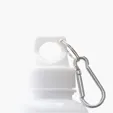 Brio 20 oz. PS Water Bottle with Aluminum Carabiner — view 28