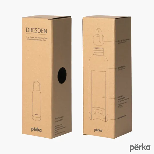Perka® Dresden 18 oz. Double Wall Stainless Steel Water Bottle — view 9