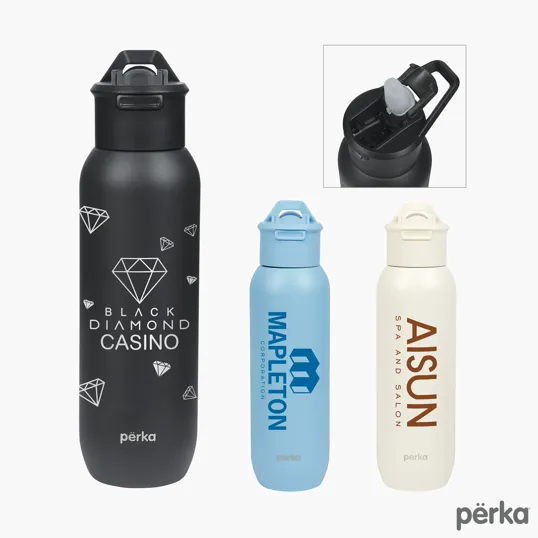 Perka® Bryton 20 oz. Double Wall Stainless Steel Water Bottle