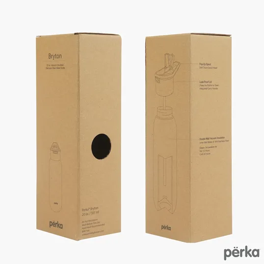 Perka® Bryton 20 oz. Double Wall Stainless Steel Water Bottle — view 13